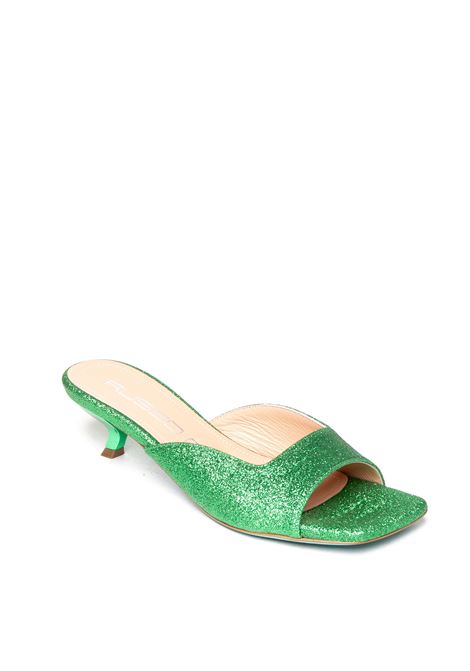 Green alina glitter sandal RUSSO G | ALINA109BRIGHT SUPER-VERDE